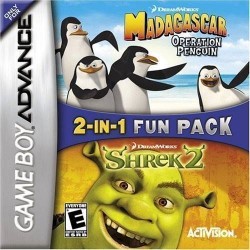 2 In 1 – Shrek 2 & Madagascar Operation Penguin