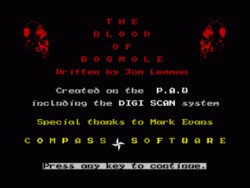 Blood Of Bogmole, The (1986)(Compass Software)
