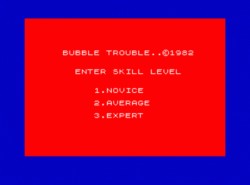 Bubble Trouble (1982)(Arcade Software)