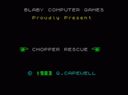 Chopper Rescue (1983)(Blaby Computer Games)