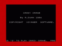 Crazy Crane (1984)(Voyager Software)