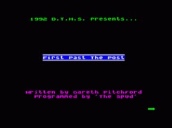 First Past The Post (1988)(Cult Games)