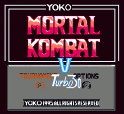 Mortal Kombat V1996 Turbo 30 Peoples