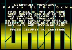 Nightfall – Party Slide Demo (PD)