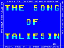 Song Of Taliesin, The (1994)(Zenobi Software)(Side B)