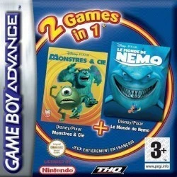 2 In 1 – Monstres & Cie & Le Monde De Nemo Rom