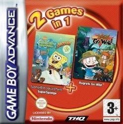 2 In 1 – SpongeBob Squarepants – Supersponge & Rugrats – Go Wild Rom