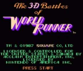 3-D Battles Of World Runner, The [hM34][a1] Rom