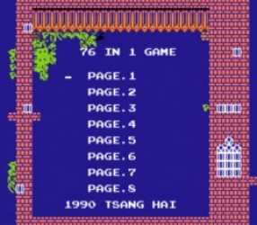 76-in-1 Menu Rom