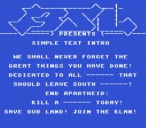 Baseline – Simple Text Demo (PD) Rom