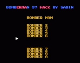 Bomberman 97 (Bomberman Collection Hack) Rom