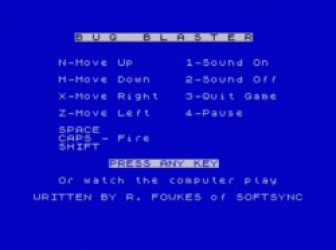 Bug Blaster (1984)(Crystal Computing)[16K] Rom
