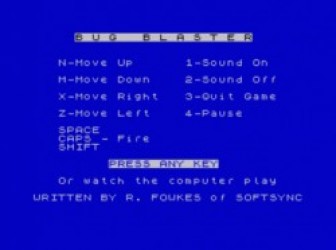 Bug Blaster (1984)(Crystal Computing)[a][16K] Rom