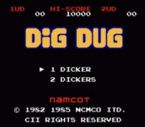 Dick Dug (Dig Dug Hack) Rom