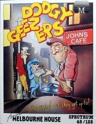 Dodgy Geezers (1986)(Melbourne House)(Side A) Rom