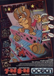Donkey Kong (1986)(Ocean)[cr Bill Gilbert] Rom