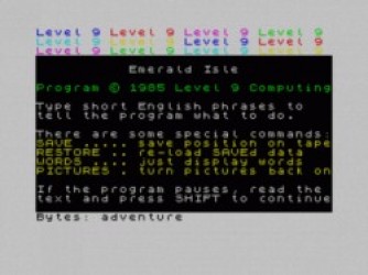 Emerald Isle (1985)(Level 9 Computing) Rom