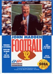 John Madden Football 92 Rom