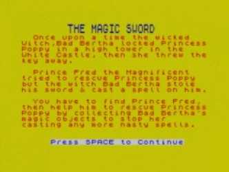 Magic Sword, The (1984)(Database Publications) Rom