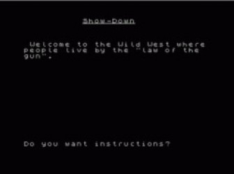 Showdown (1983)(Artic Computing)[16K] Rom