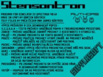 Stensontron (1987)(Sybilasoft)(sk)[a2] Rom