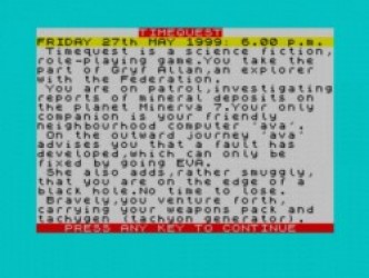 Timequest (1983)(Mikro-Gen)(Side A) Rom