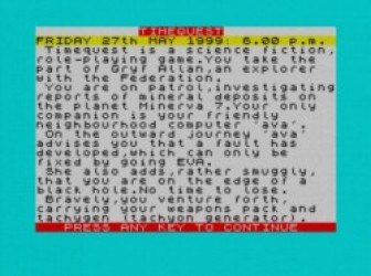 Timequest (1983)(Mikro-Gen)(Side B) Rom