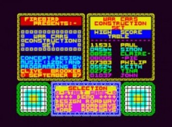 War Cars Construction Set (1987)(Firebird Software)[a][48-128K] Rom