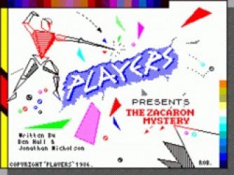 Zacaron Mystery, The (1986)(Players Software)(Side B) Rom