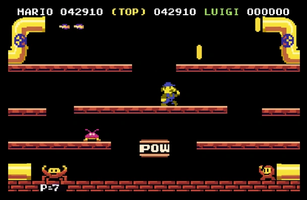 Mario Bros Rom Gameplay