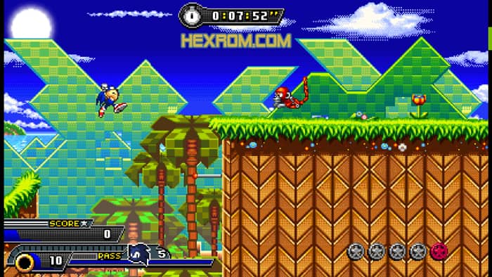 sonic advance 2 hacked rom online