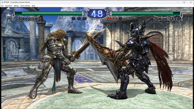 Soulcalibur - Broken Destiny ppsspp Gameplay