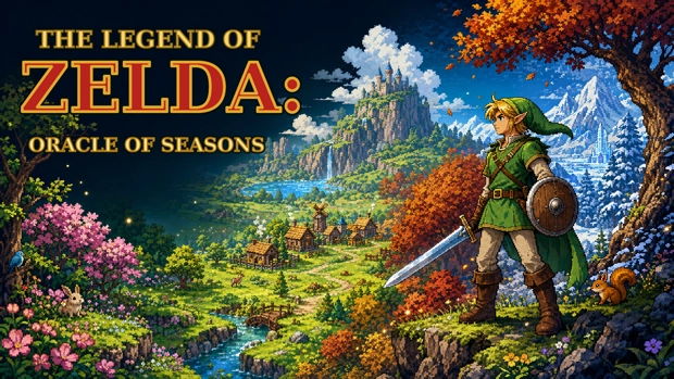 main charechter of the Legend Of Zelda Oracle Of Seasons Rom