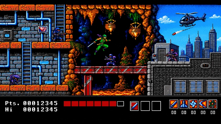 Screenshot of Teenage Mutant Ninja Turtles Rom