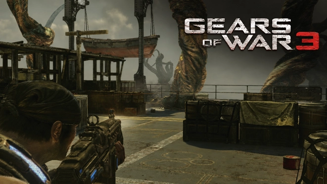A screenshot of the Gears of War 3 gameplay