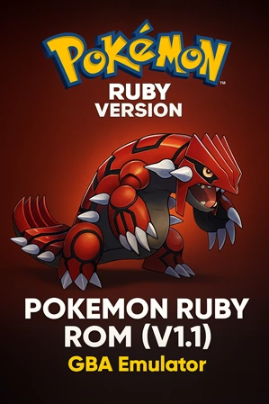 Pokemon Ruby Rom (V1.1) GBA Gameboy Advance Download