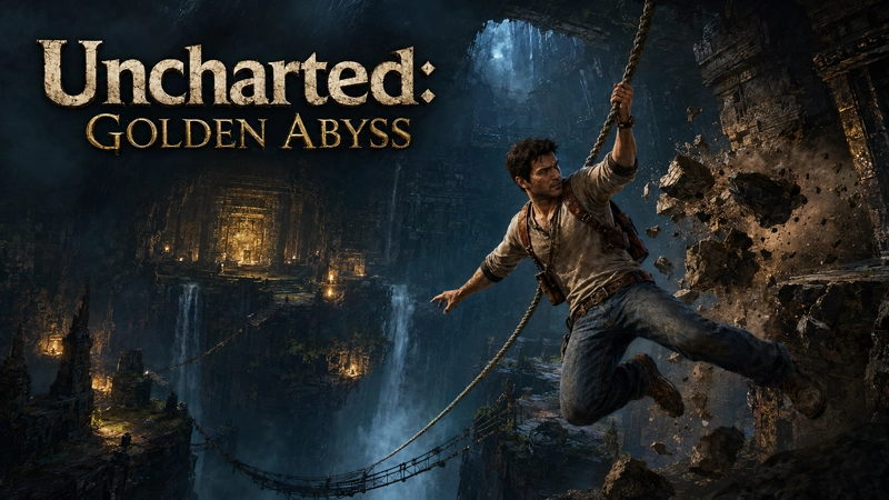 A cover art of Uncharted: Golden Abyss