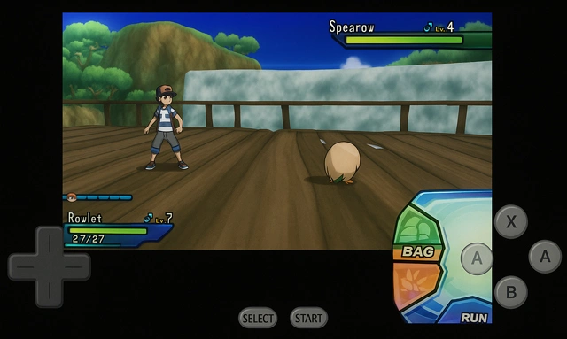 Pokemon Sun Rom Screenshot emulator