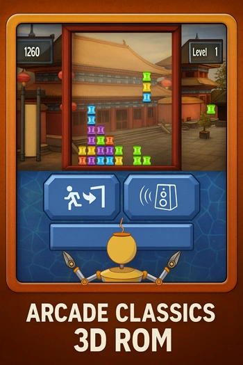 Arcade Classics 3D ROM screenshot of the game