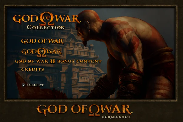 God of War Collection ROM for PS Vita Emulator